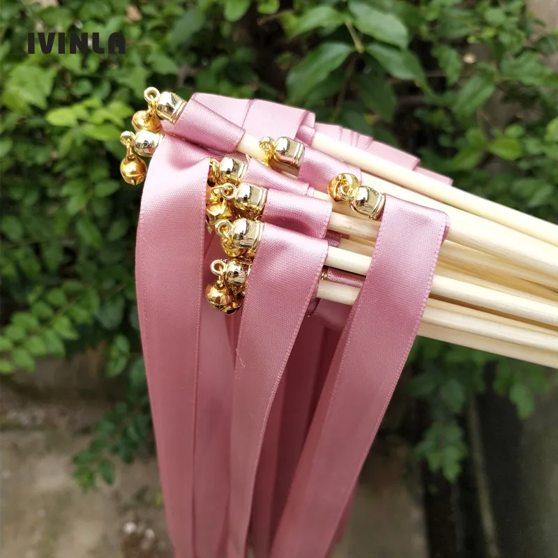 50 шт./лот темно-розовые свадебные палочки для свадебного украшения |