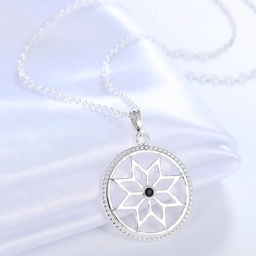 Женское Ожерелье с камнями Kinitial очаровательные руны кулон в виде звезды богемная