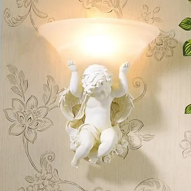 Светодиодсветодиодный Настенные светильники с Купидоном и ангелом полимерные