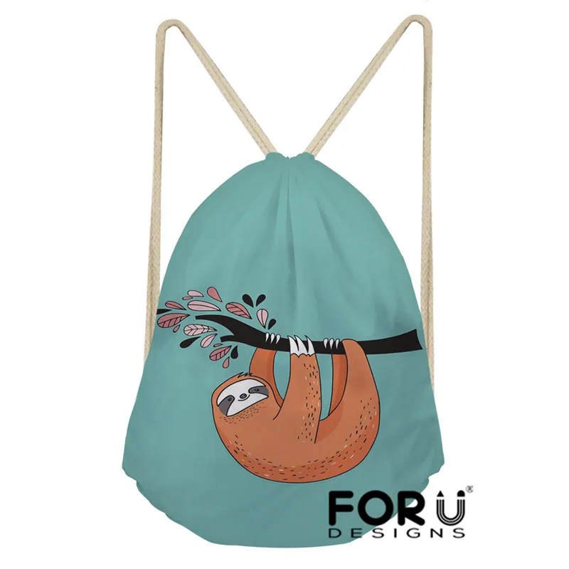 FORUDESIGNS/женские маленькие рюкзаки цветочный милый ленивый принт рюкзак из искусственной кожи подростковый женский туристический рюкзак стильный рюкзачок Mochila - Цвет: Z2806Z3