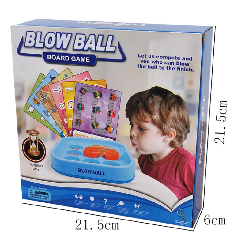 

Blow Ball Toys For Children Desk Toy Board Game Letter Number Chess Speed Contest toys