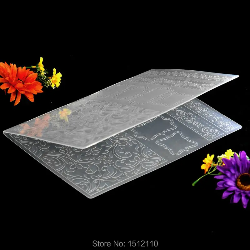 Рамка с листьями формата A4 пластиковая папка для тиснения скрапбукинга альбом