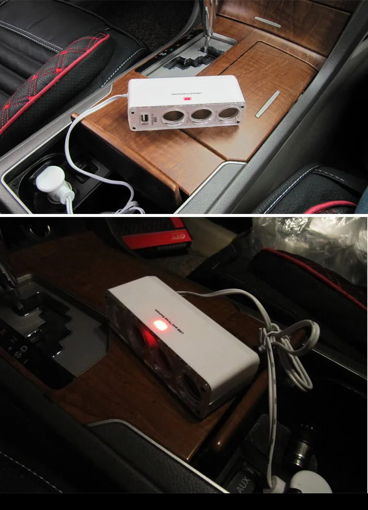 Бесплатная доставка зарядных порта Usb для автомобиля Зарядное устройство Hub