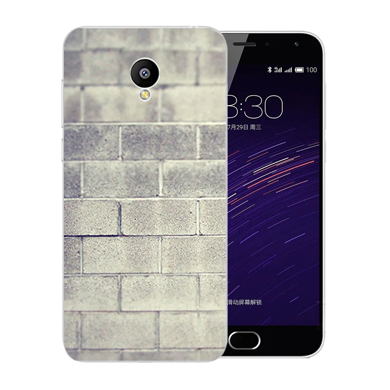 Для Meizu M2 Mini чехол для телефона 5 0 дюйма мягкий ТПУ прозрачный силиконовый задняя