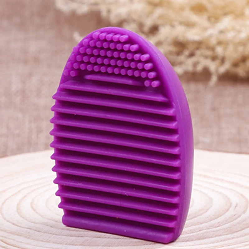 Силиконовые яйца перчатки Форма кисти для макияжа очистки промываемый скребок