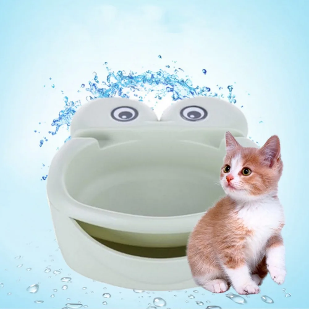 Автоматический водный фонтан для кошек в форме лягушки Электрический воды собак