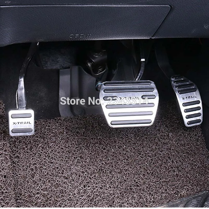 Для Nissan X Trail T32 2014 2015 2016 2017 Алюминий на педаль акселератора газа тормозных колодок