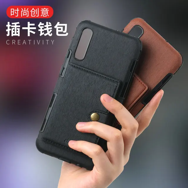 Матовая ткань флип для Coque samsung A50 чехол A20 samsung A70 чехол слот для карт кошелек чехол на заднюю панель телефона для Samsugn Galaxy A30 крышка A10