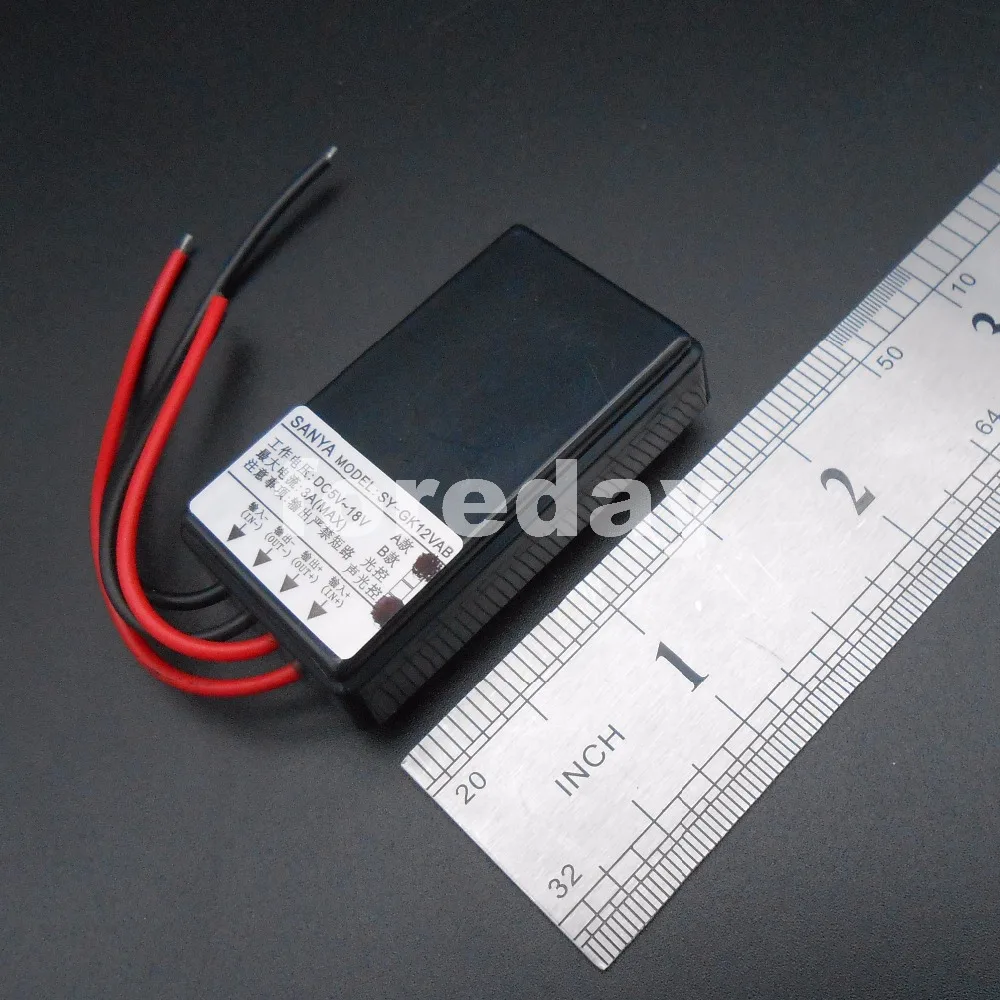 Модуль переключателя управления голосом светильник Версия A Черная Женская