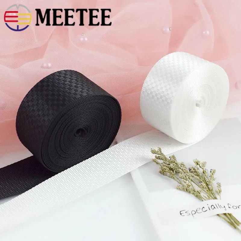 Нейлоновая тесьма Meetee шириной 25 мм жаккардовая кружевная лента для рюкзаков