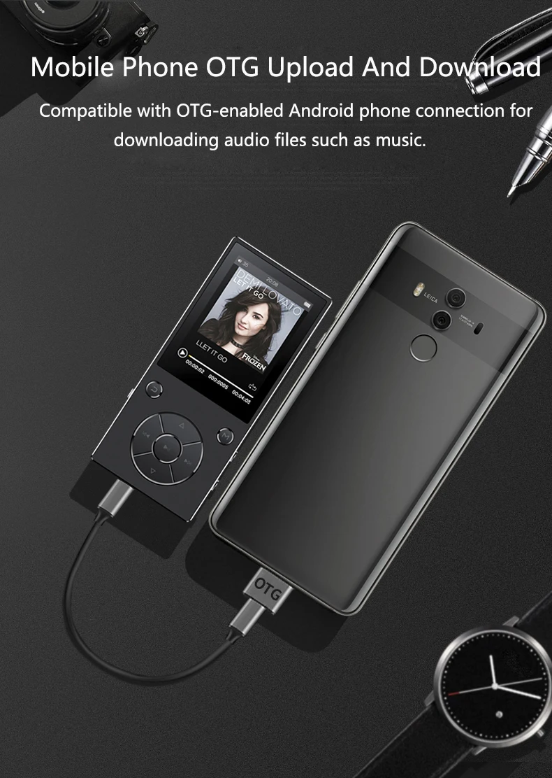Mp3-плеер с Bluetooth динамиком сенсорная кнопка тонкий металлический hifi музыкальный плеер с fm-радио электронная книга hi fi walkman Поддержка usb, mini S