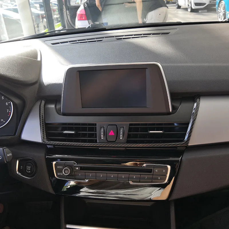 Стильная рамка из углеродного волокна для BMW 2 серии Gran Tourer F45 F46 218i 2014-2018 ABS