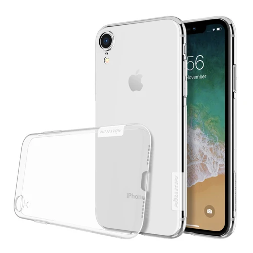 Белый NILKIN для iphone XR Nillkin натуральный прозрачный мягкий кремний чехол для телефона TPU Защитный чехол для iphone XR чехол для сотового телефона - Цвет: Белый