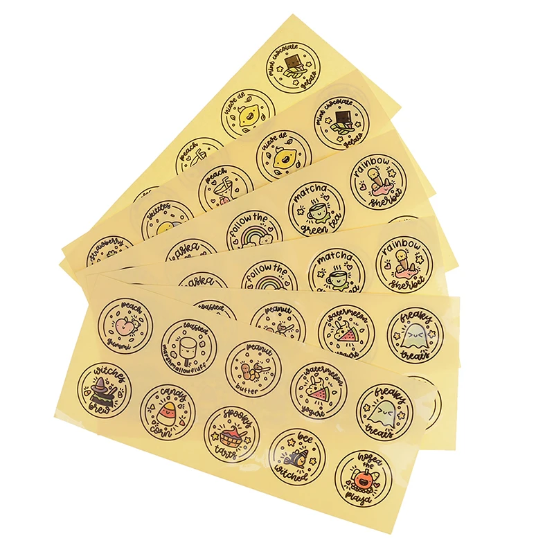 2 листов Водонепроницаемый круглый слайм стикер контейнер коробка для хранения