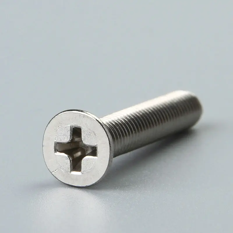100pcs/lot M1.6/M2/M2.5/M3/M4/M5/M6*L DIN965 Stainless steel A4 Flat Head Machine Screw SUS 316 | Обустройство дома