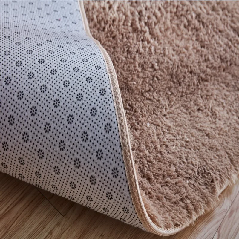 

Home hairy anti-skid soft living room bedroom floor carpet kids room full of coffee table bedside gradient color rug 160cm*200cm