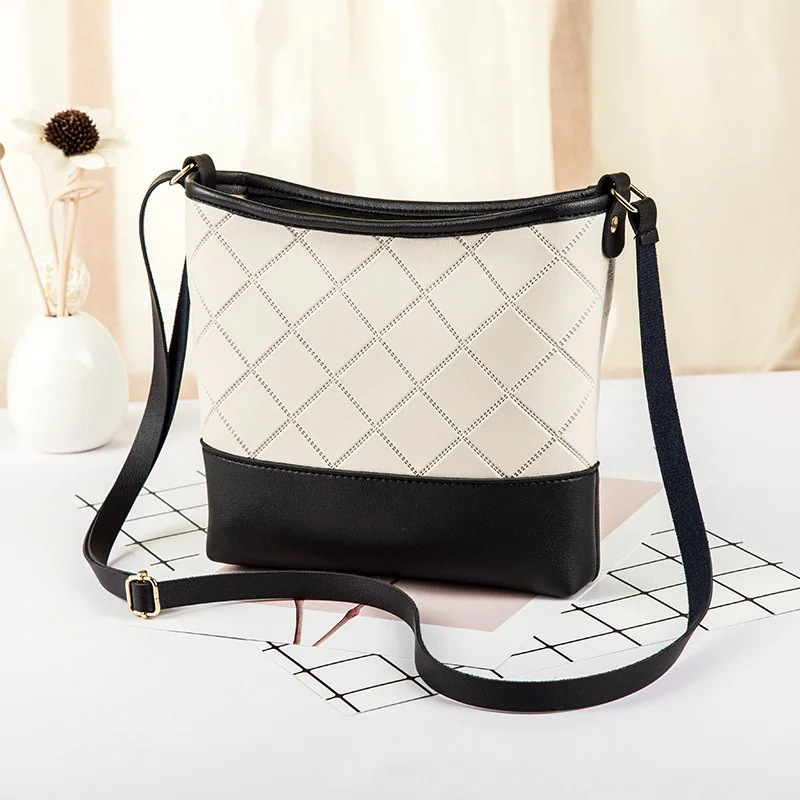 New retro Women bag high quality Patchwork color shoulder crossbody large capacity casual handbags | Багаж и сумки