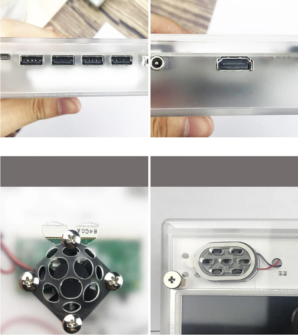 LUSYA 5 дюймов HD ips дисплей Raspberry Pi игровой коврик ручной GameHat