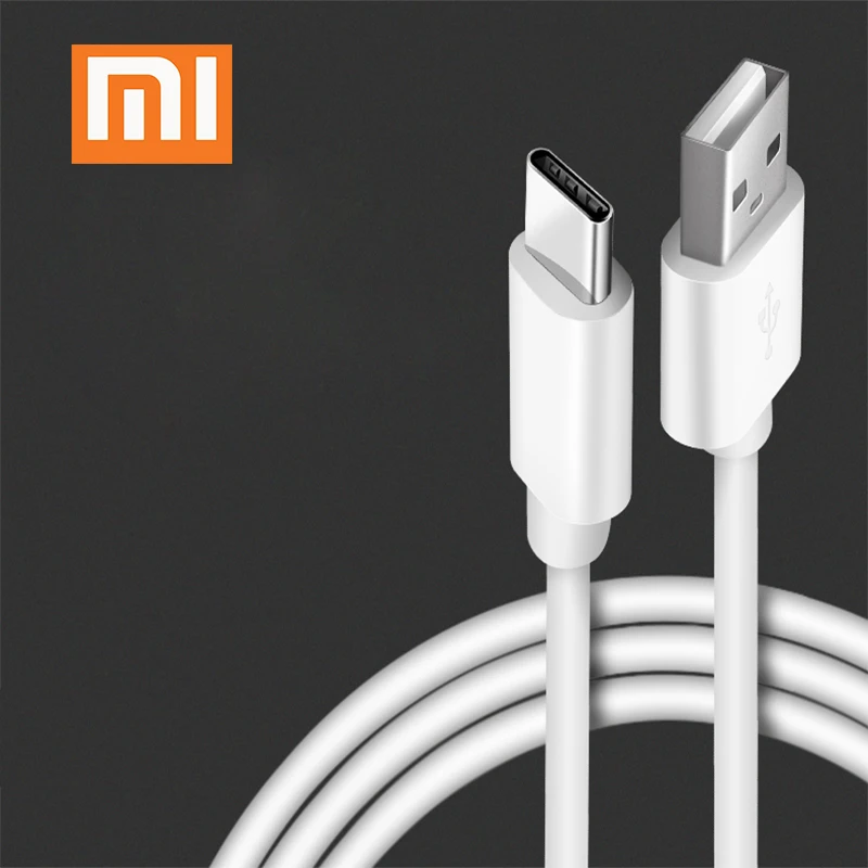 Оригинальный зарядный кабель Xiaomi Mi A1 USB type C белый питания для передачи данных и