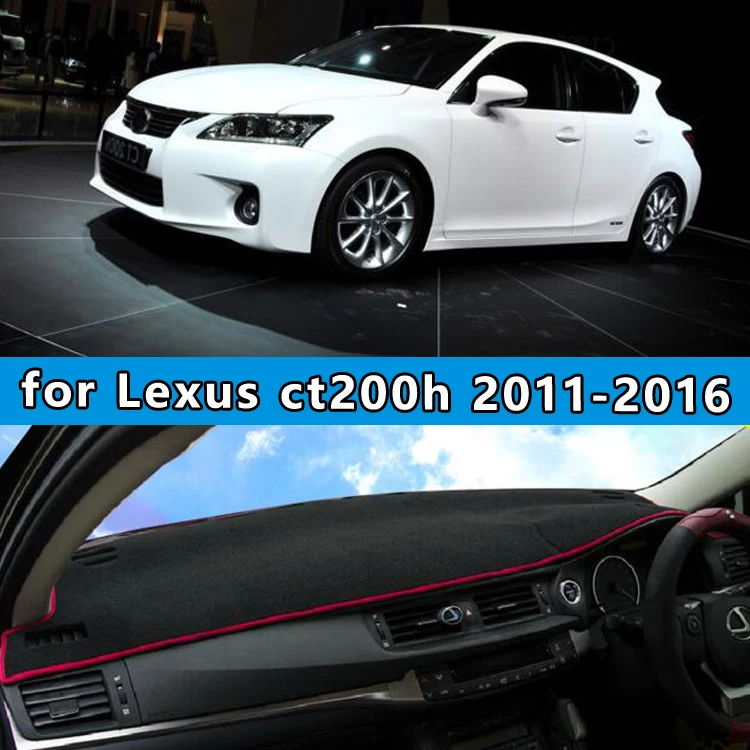 

dashmats car-styling accessories dashboard cover for lexus ct200h CT300F 2011 2012 2013 2014 2015 2016 RHD
