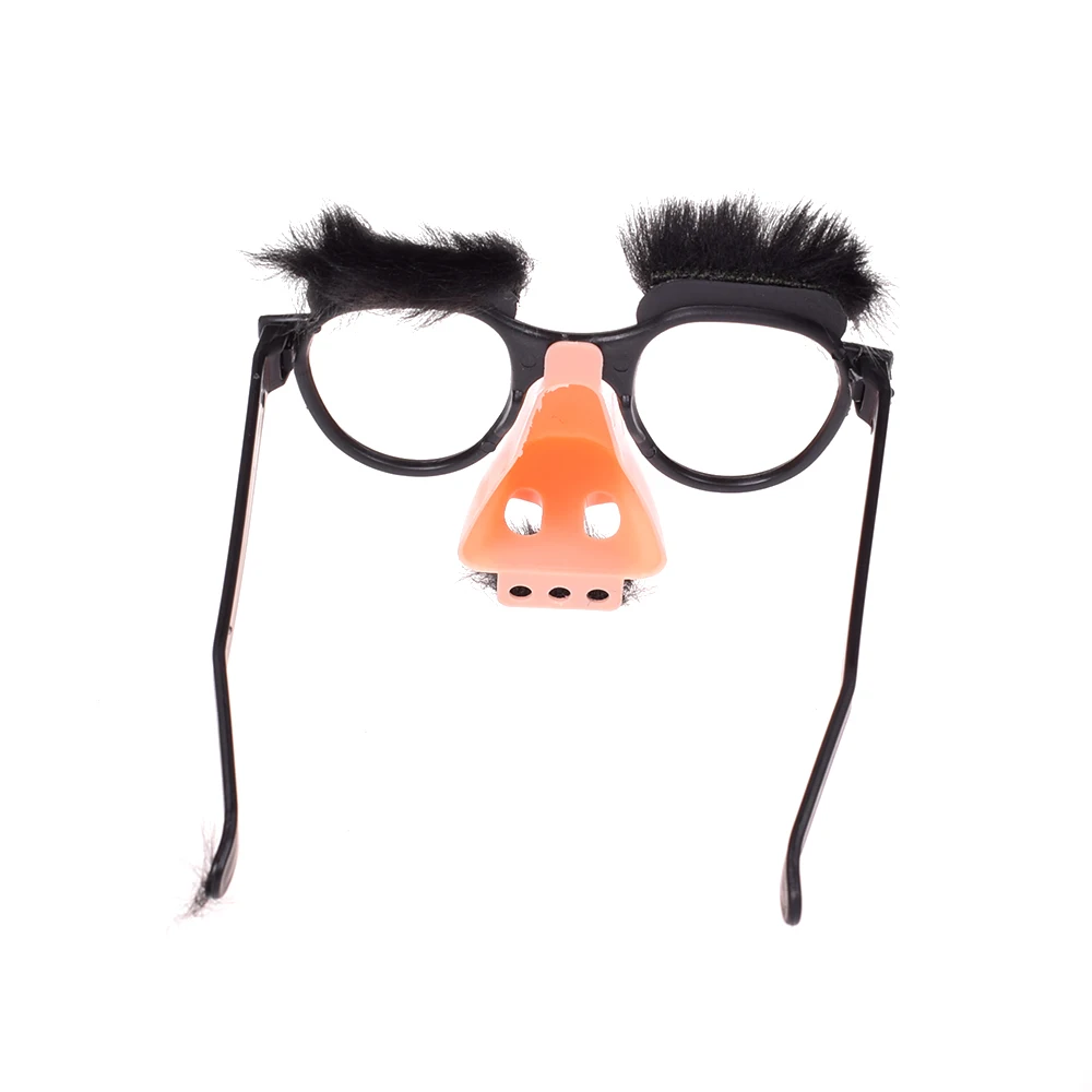 

1Pcs Moustache Glasses Cute Kawaii Halloween Party Fancy Funny Dress Big Nose Cosplay Disguise