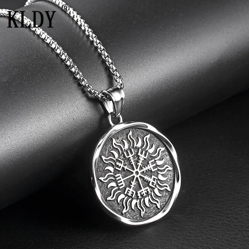 Подвески KLDY rune мужское Ожерелье Амулет Викинга кулон дружба ожерелье Готическая