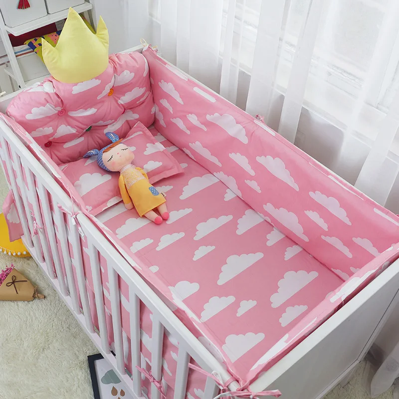 6 шт./компл. маленькая лошадка качалка большой Корона кроватки подголовник и