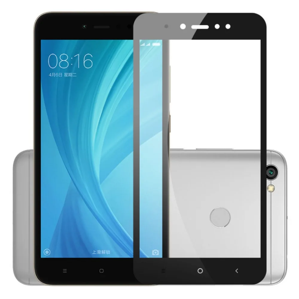 9H полное покрытие закаленное стекло для Xiaomi Redmi 5A проводник Защита экрана Note5A