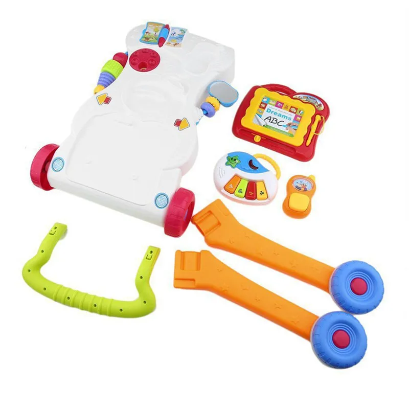 Baby Kids Cartoon Walker Stroller Multifunctional Toddler Musical Toy toddler backpack #4J19 | Мать и ребенок