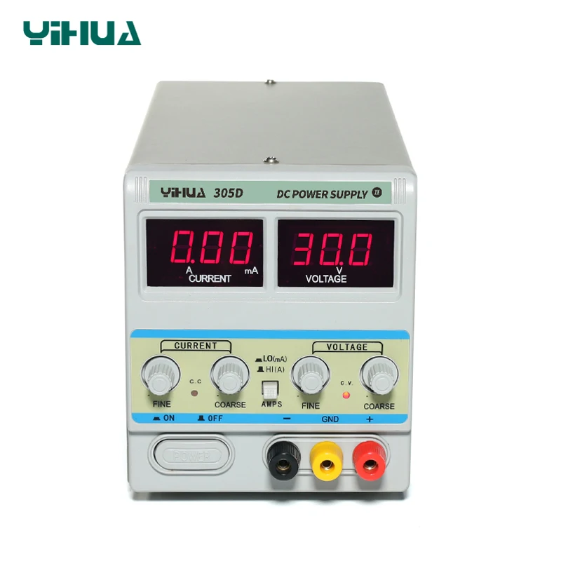 YIHUA 305D DC Питание Регулируемый Цифровой 30V 5A для лабораторных мобильный телефон
