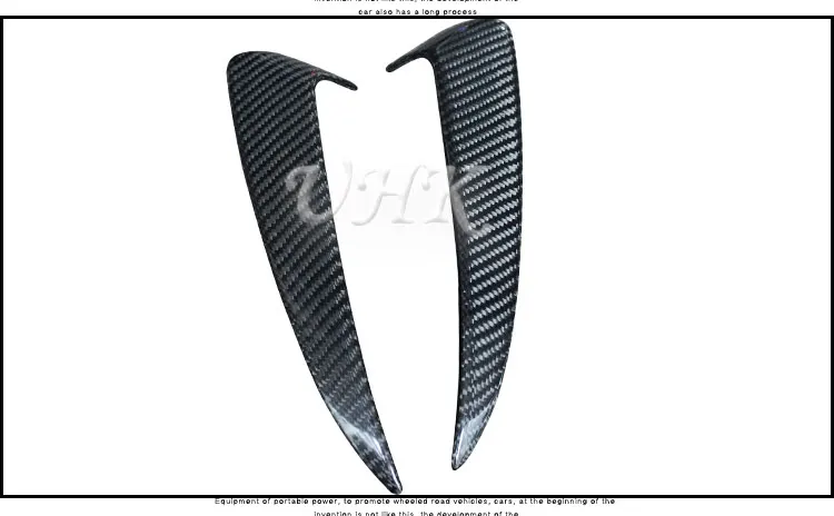 UHK для Mercedes Benz C Class W205 C180 C200 C220 C250 C300 углеродного волокна заднего бампера боковые вентиляционные Canard спойлер линий купе