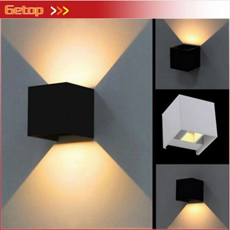 Настенный светильник ZYY водонепроницаемый IP65 7 Вт|cube wall lamp|adjustable lampswall lamp |