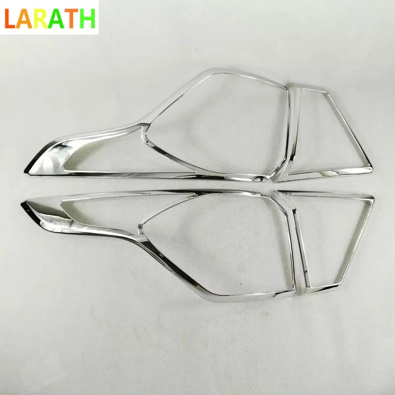 The New For Ford Escape Kuga 2017 ABS Chrome Rear Tail Light Lamp Cover Trims Hood Trim 4pcs Exterior Styling | Автомобили и