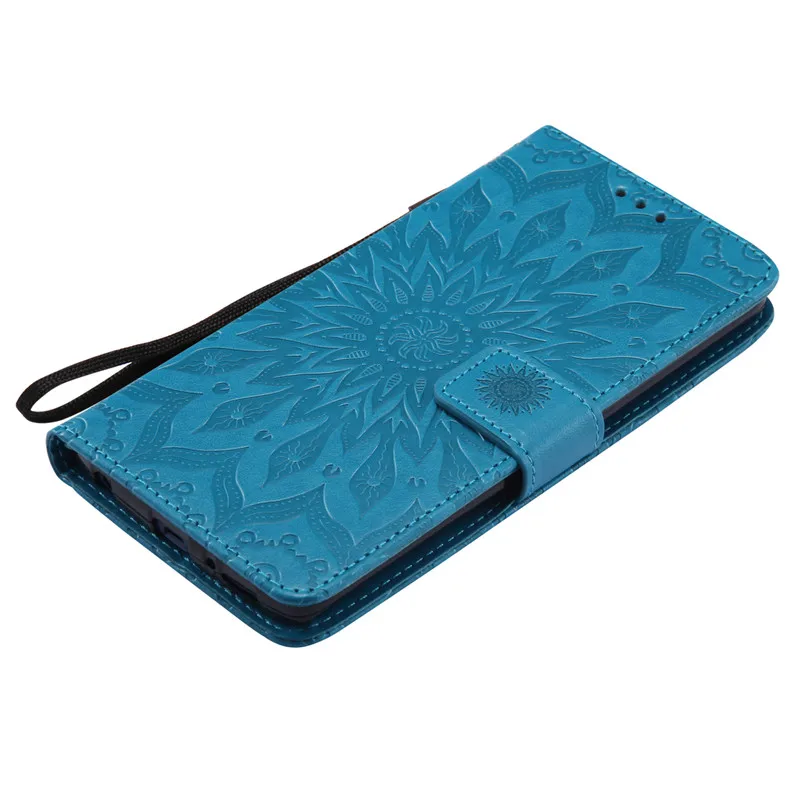 

Luxury 3D Sun Flower Magnetic Slots Leather Flip Case For LG G Stylus 2 stylo 2 LS775 / V10 H968 / V20 F800 H990ds F800L Cover