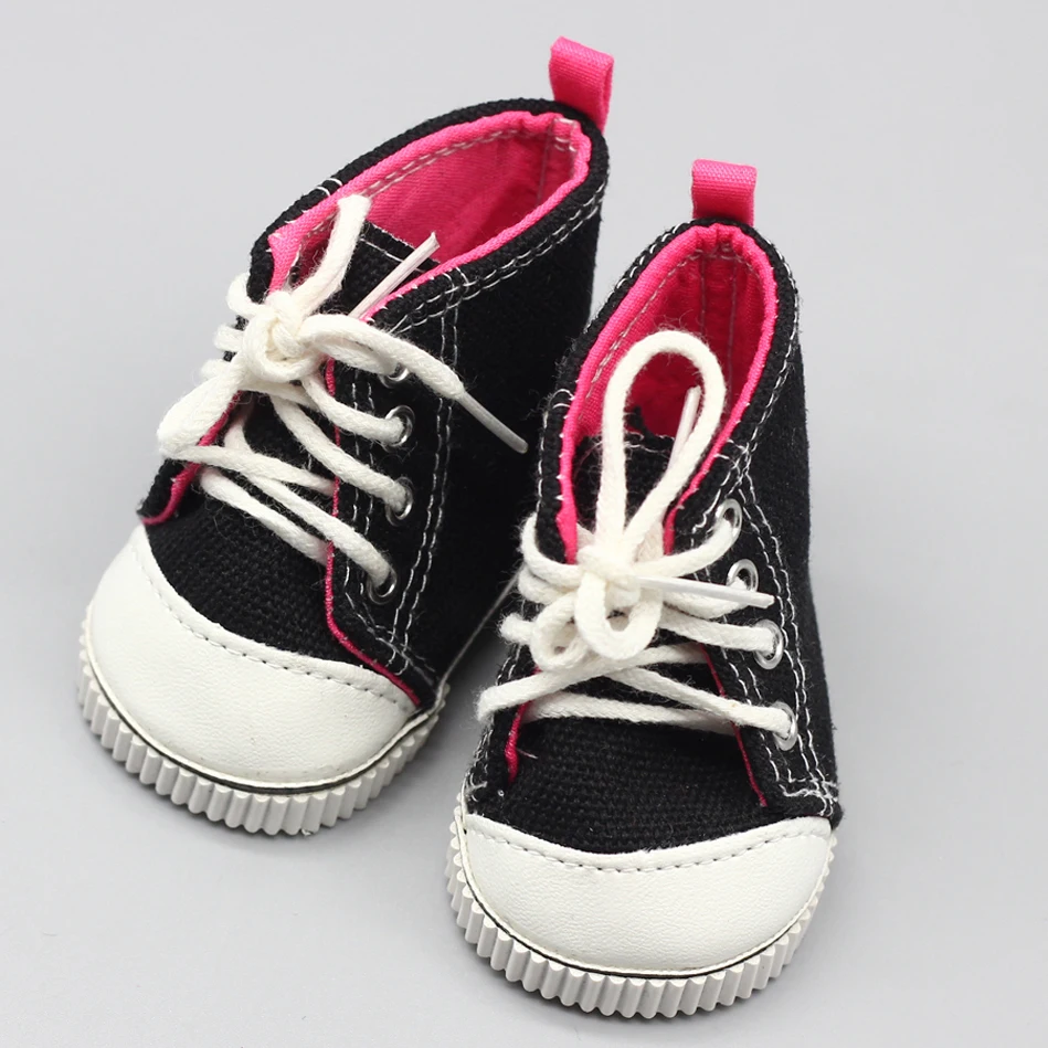7cm Fabric Canvas Doll Boots For 18cm 18 inch dolls Casual Dolls Sneakers Gym Shoes for Russian Toy Accessor | Игрушки и хобби
