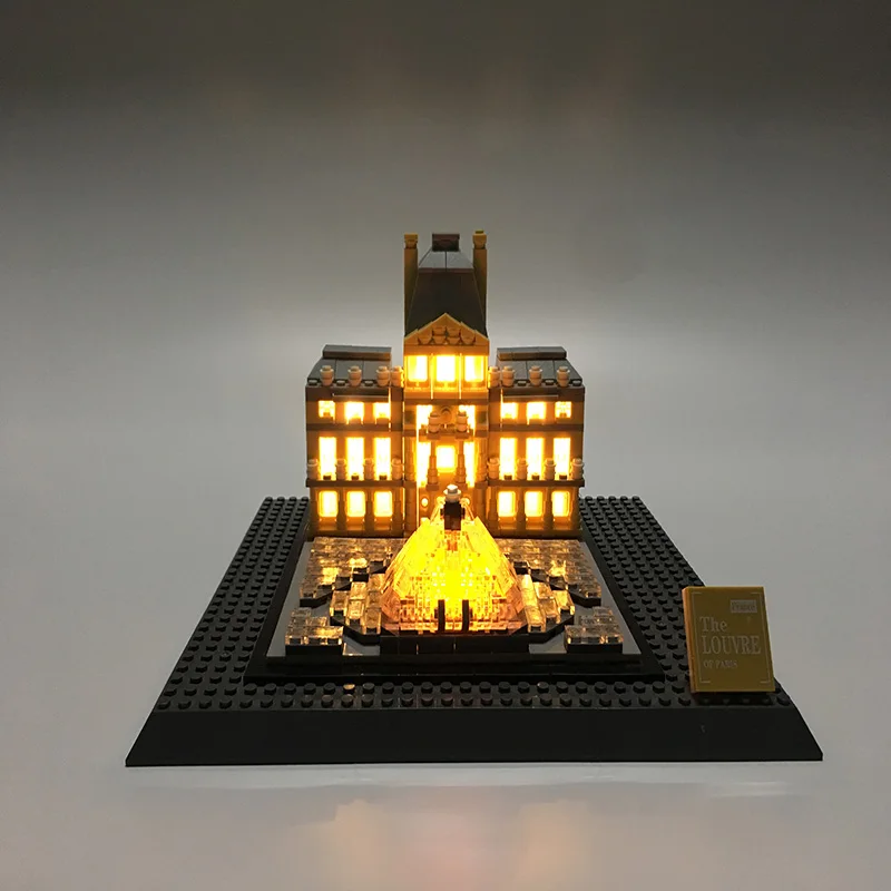 Набор со светодиодной подсветкой для конструктора Lego строительный город улица