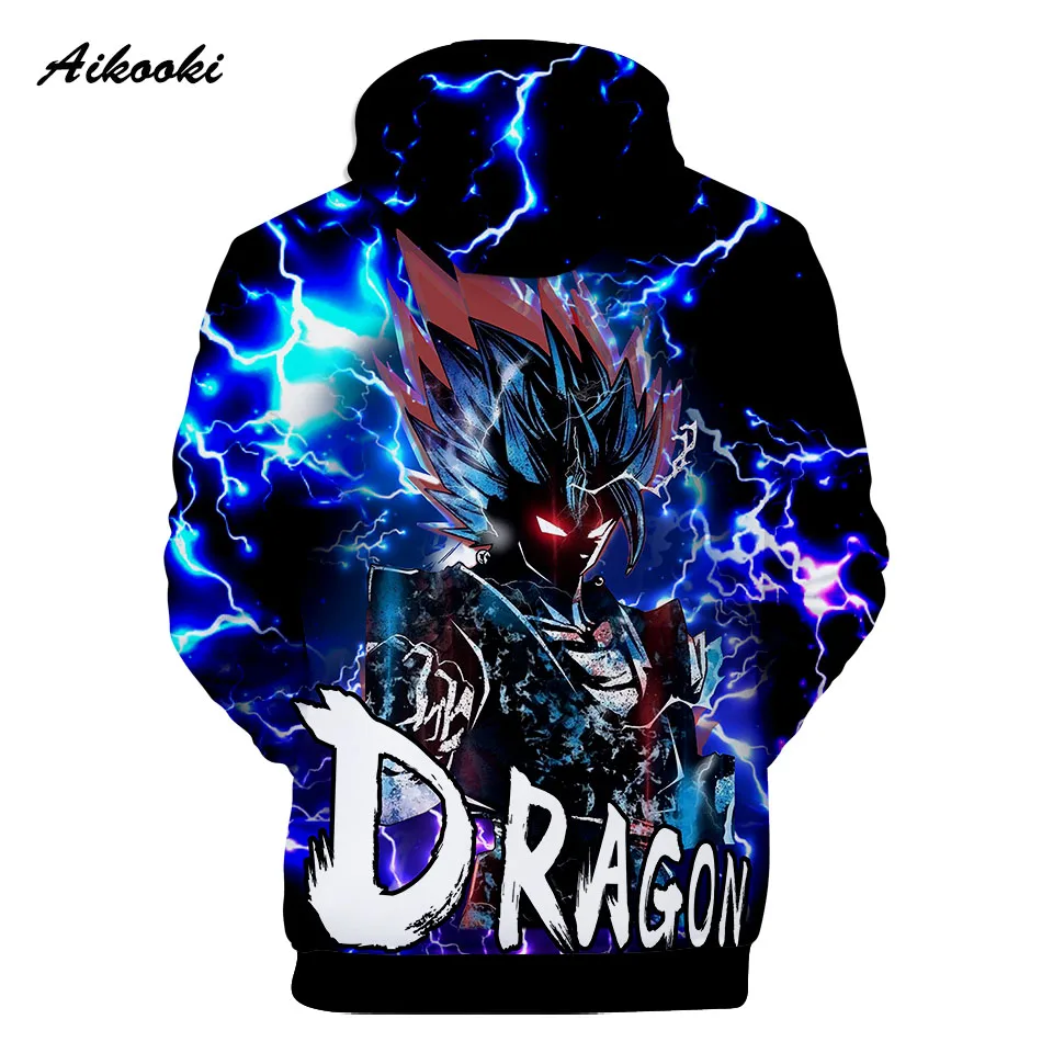 Принт Dragon Ball 3D толстовки мужские/женские модные Аниме 2018 с капюшоном Мужские топы