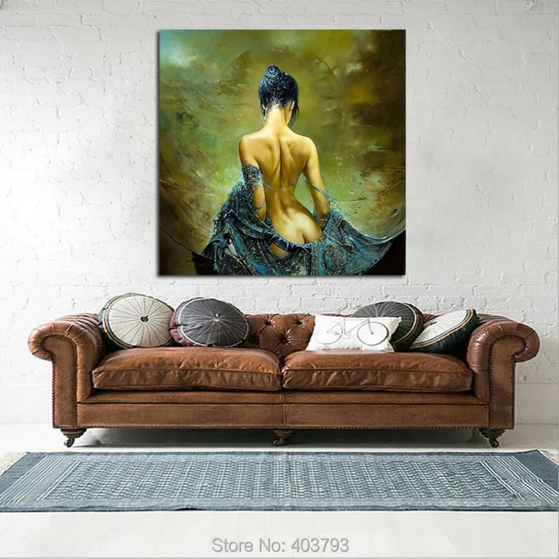Напечатанные сексуальные женские картины с ангелом голым телом картина маслом