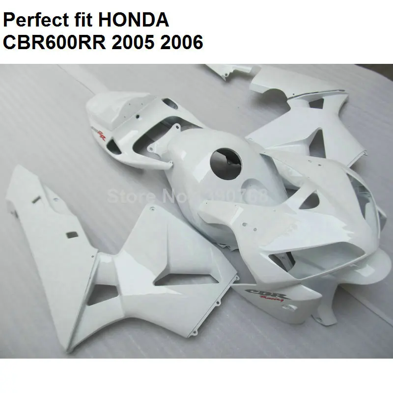 100% Обтекатели для Honda white CBR 600RR 05 06 комплект обтекателей CBR600RR 2005 2006 CF37|fairings for