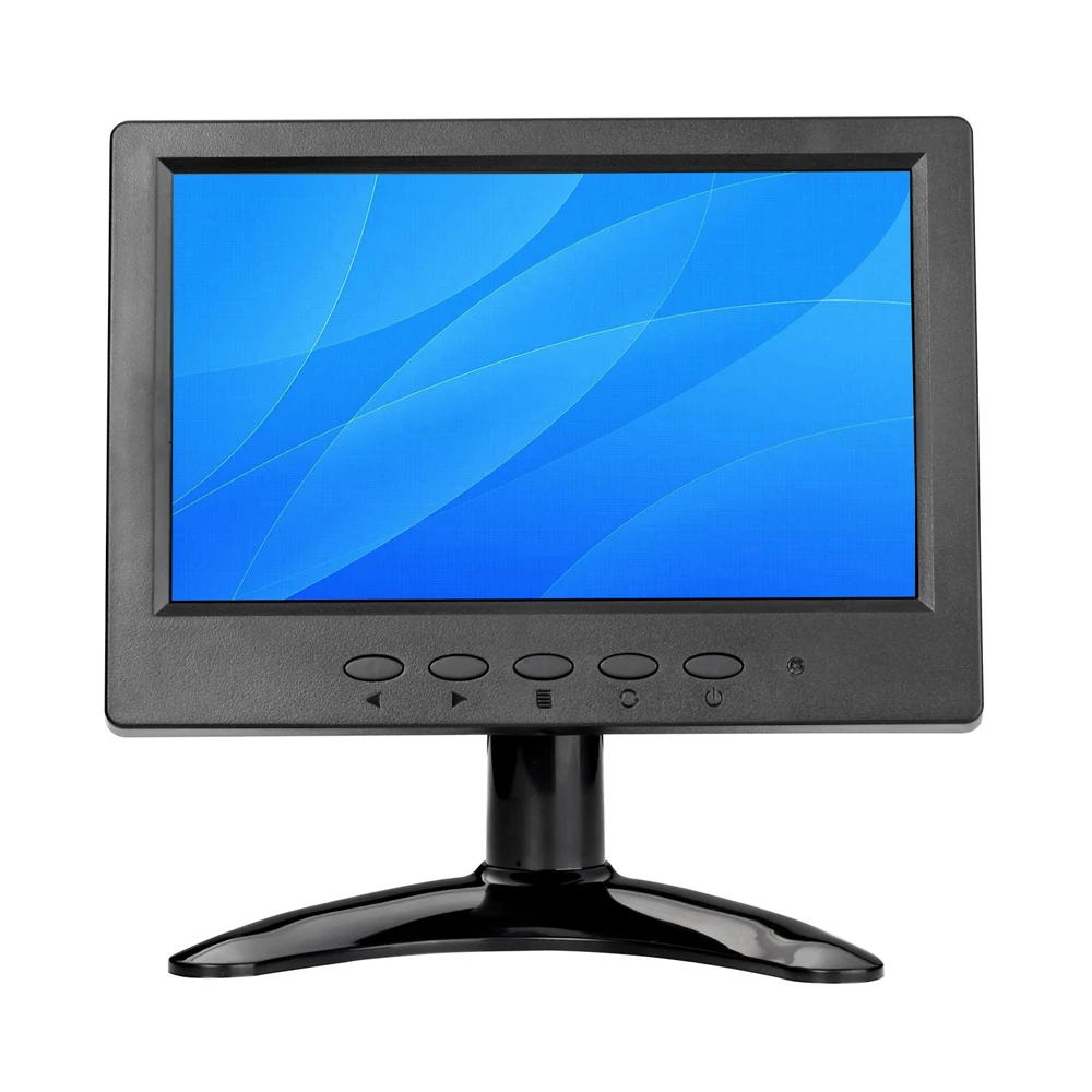 7 дюймов BNC монитор небольшой ЖК-монитор/HDMI ЖК-монитор портативный ЖК-монитор с AV/BNC/VGA/HDMI/USB двумя динамиками