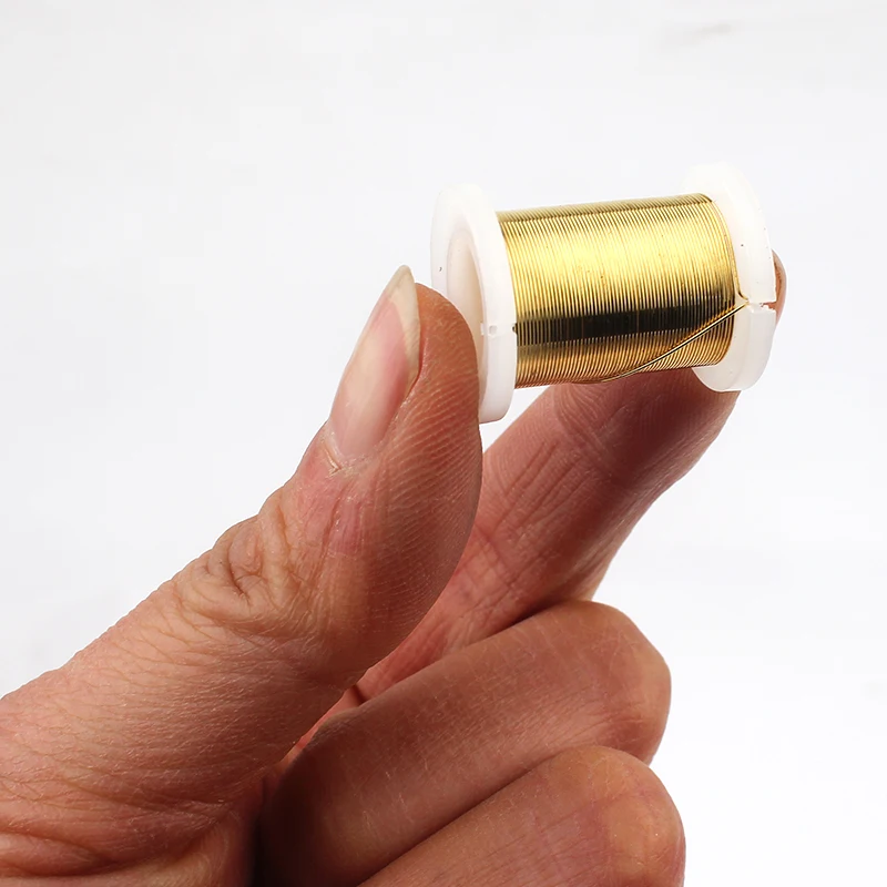 6 шт. медные шпули для ювелирных изделий 0 3 мм 28 дюймов|wire spool|beading wirejewelry making |