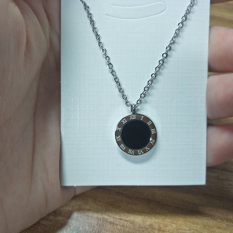 Nextvance Серебряный номер Письмо Shell Neckalce 3 тонов геометрический круглый кулон колье подарок на день рождения ожерелье