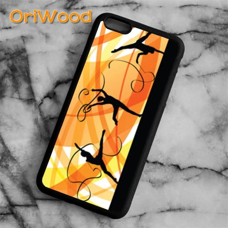 Гимнастический чехол OriWood с лентой для iPhone 5 6 s 7 8 plus X XR XS 11 12 pro max Samsung Galaxy S6 S7 edge S8 S9