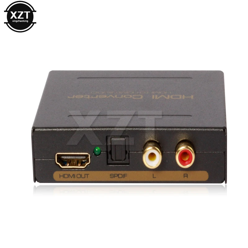1 шт. L/R экстрактор преобразователь HD 1080P HDMI к Оптический SPDIF RCA аудио сплиттер