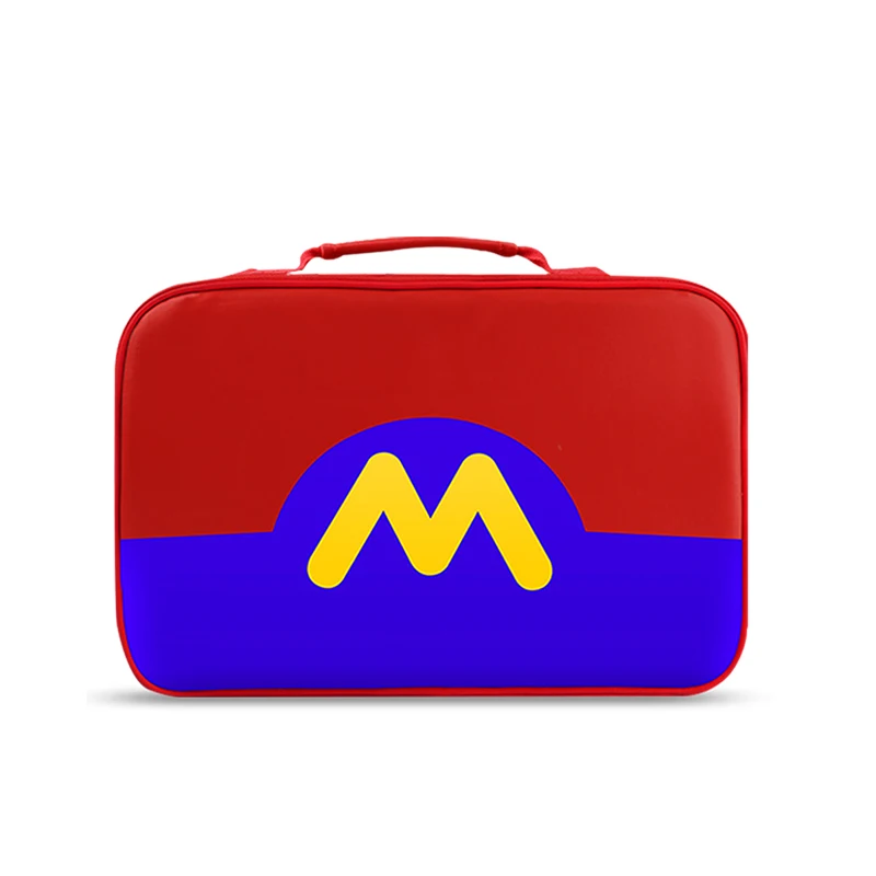 Mario blue IBen Портативный PU чехол для переноски сумка для хранения для kingd Switch аксессуары Pokeball водостойкая консоль NS - Цвет: Mario blue