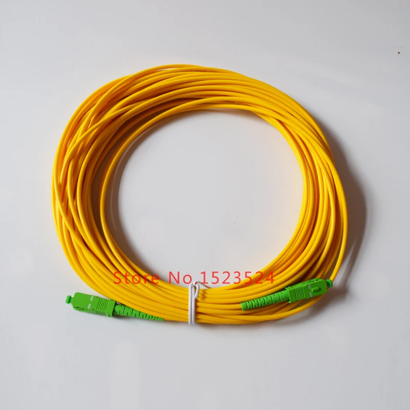 Бесплатная доставка SM SX PVC 3 мм 10 метров SC/APC Волоконно оптический соединительный