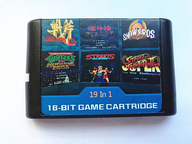 Новейший игровой картридж 19 в 1 16 битная игровая карта MD для Sega Mega Drive Genesis|cartridge