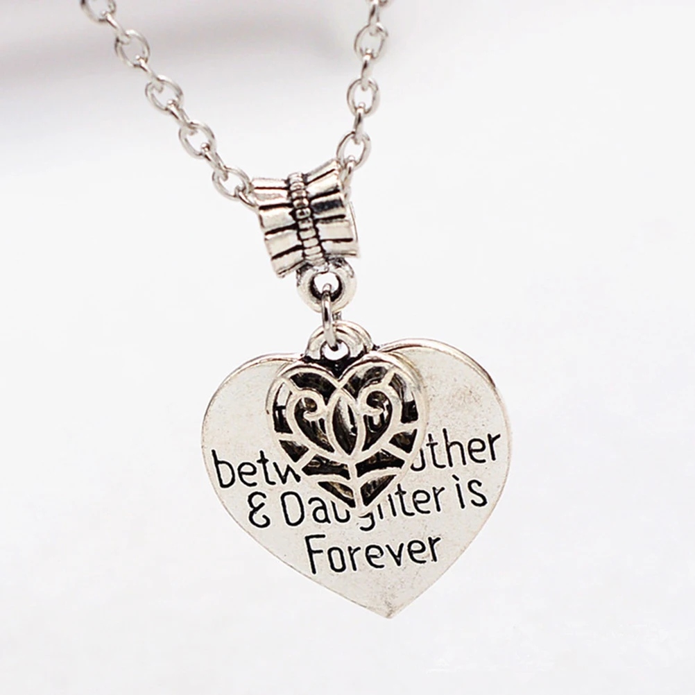 Модная подвеска в виде сердца ожерелье для мамы и дочки ювелирные изделия Лучший