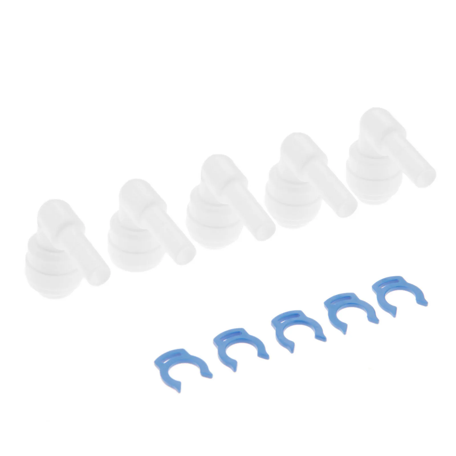 5 шт. соединители фильтра для воды RO пластиковая труба фитинг колено 1/4 &quot-1/4&quot OD