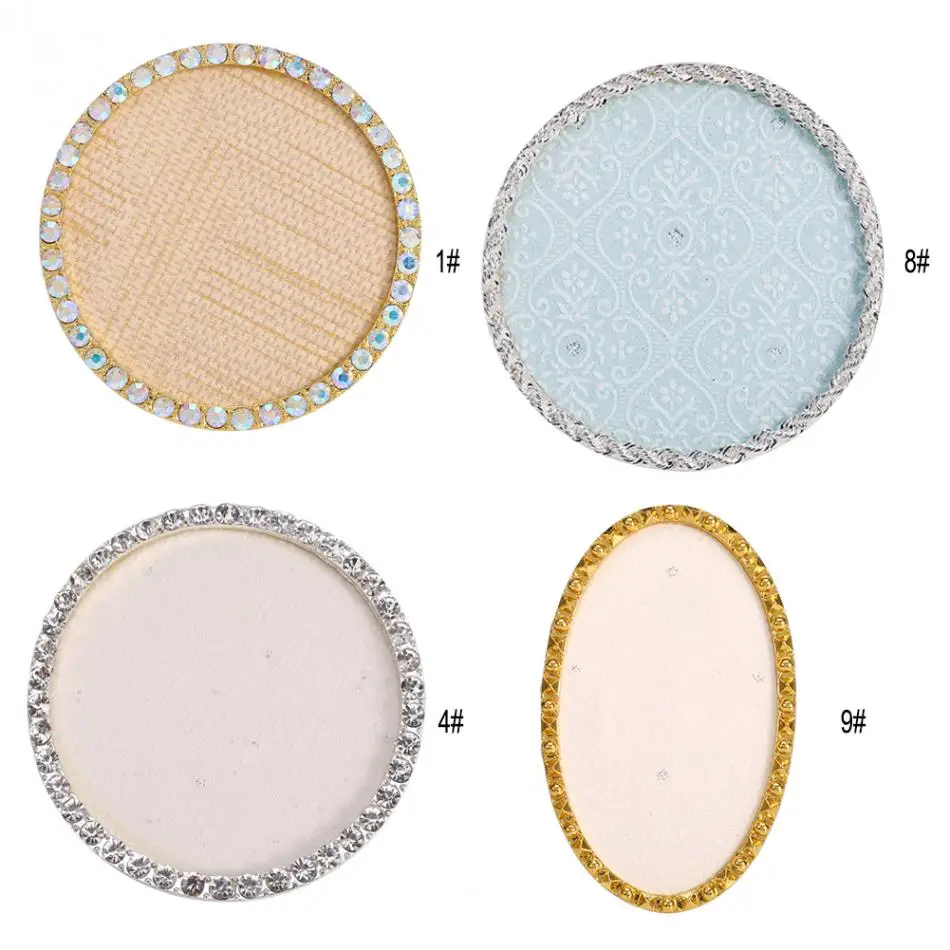 4 типа модный сплав ложный дизайн ногтей платьица Дисплей Стенд стойка доска Лак